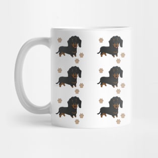 Dachshund dog breed cute pattern Mug